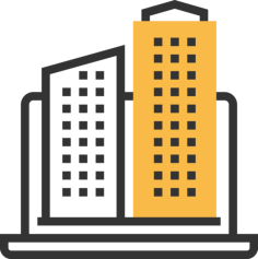 Office Block Digital Sketch Svg Design, Free Vectors File